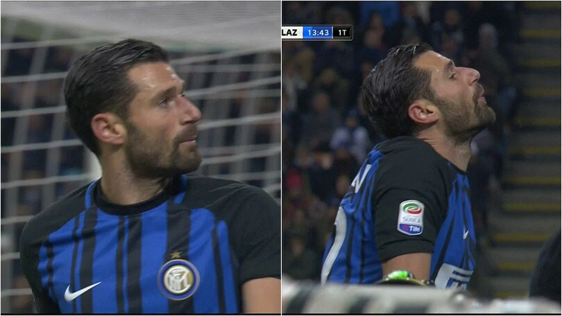 Inter, serata nera per Candreva: battibecca col pubblico e reagisce