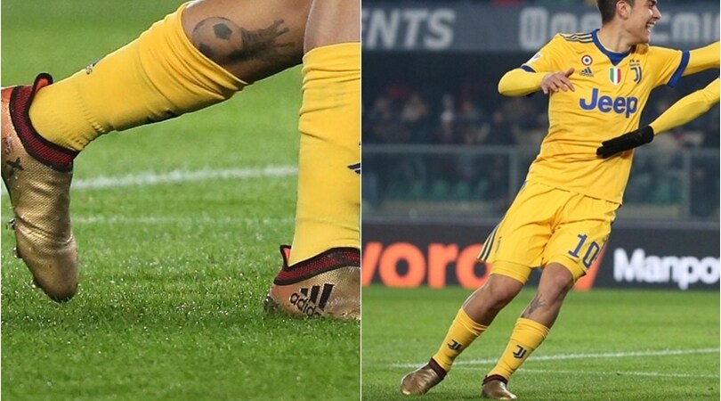 Juventus, ecco i nuovi scarpini di Dybala