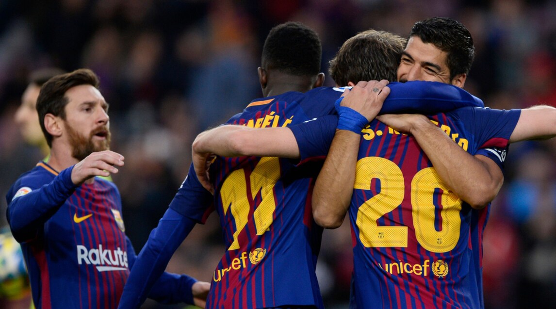 Liga, Barcellona-Levante 3-0: Messi, Suarez e Paulinho show