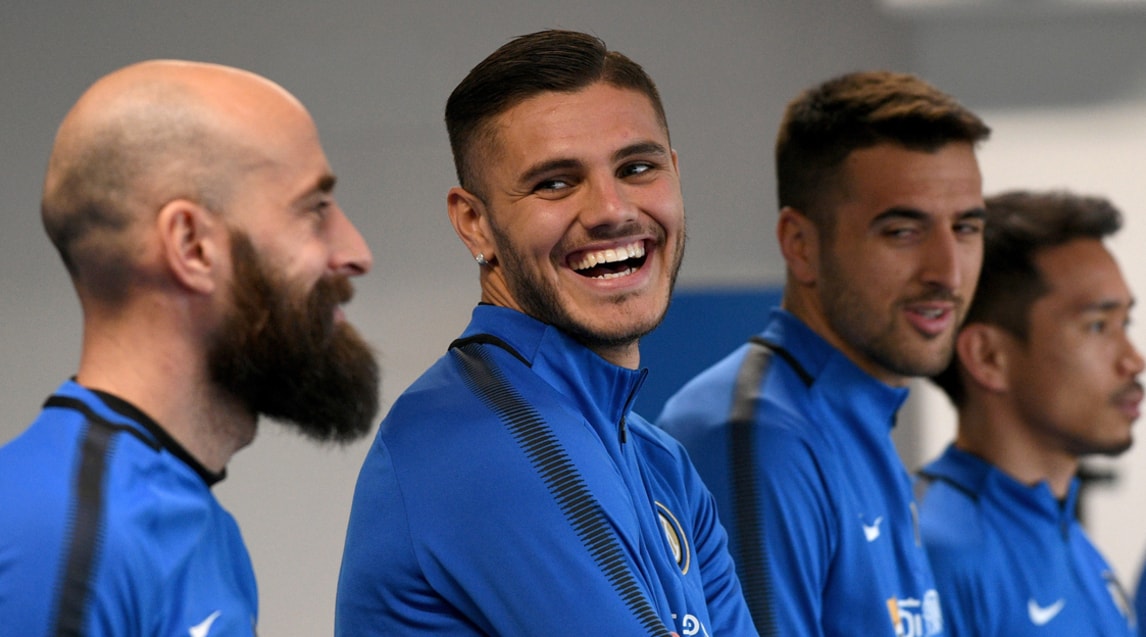 L'Inter torna ad allenarsi dopo la sosta: Icardi e compagni preparano la sfida contro la Roma