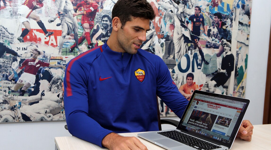 Roma, Fazio legge Corrieredellosport.it