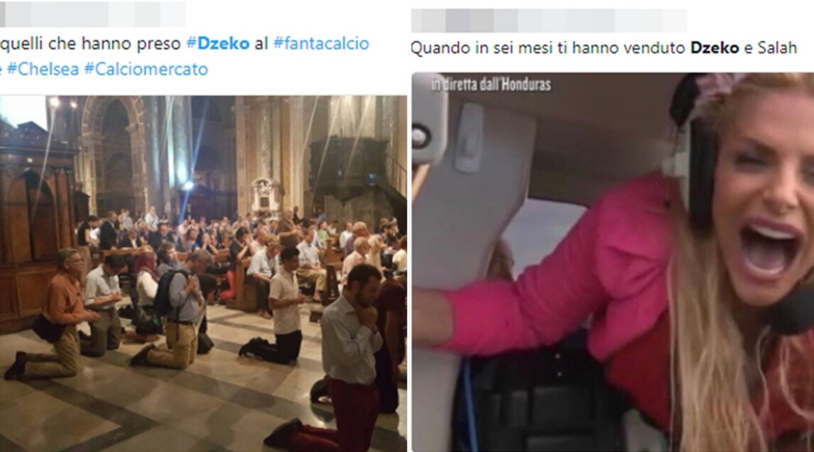 Roma, Dzeko ed Emerson al Chelsea: il web reagisce così