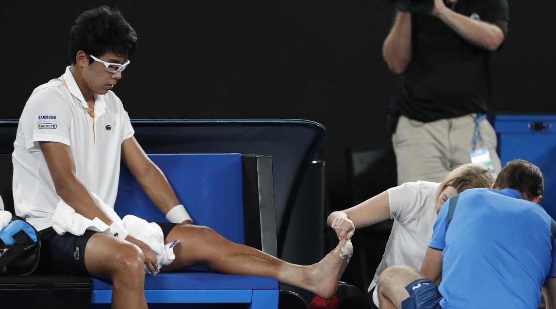 Australian Open, Chung si ritira