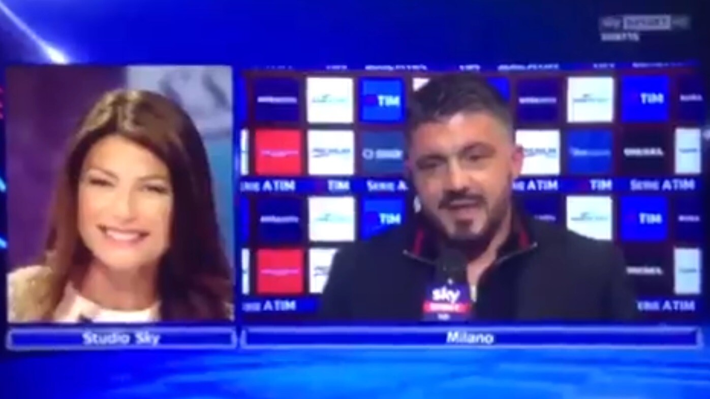 Gattuso alla D'Amico: «Dai un bacio con la lingua a Buffon per me»