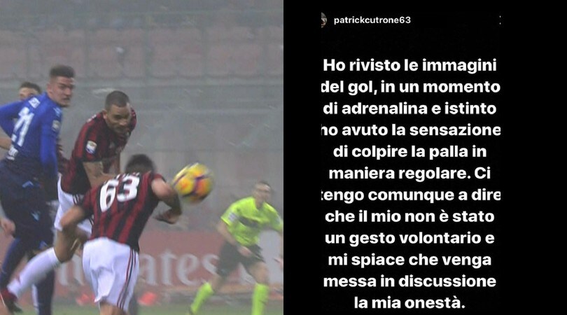 Milan, Cutrone: «Pensavo che il mio gol fosse regolare»