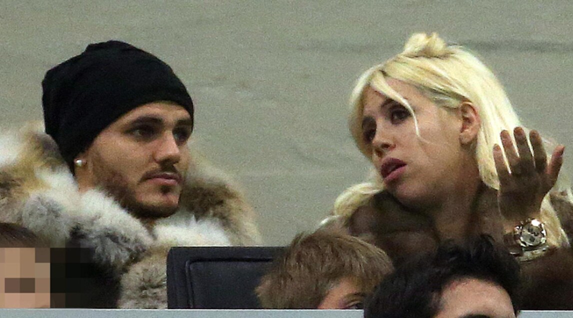 Inter-Crotone: Icardi e Wanda Nara insieme in tribuna