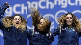 Moioli scatenata, l'azzurra esulta sul podio