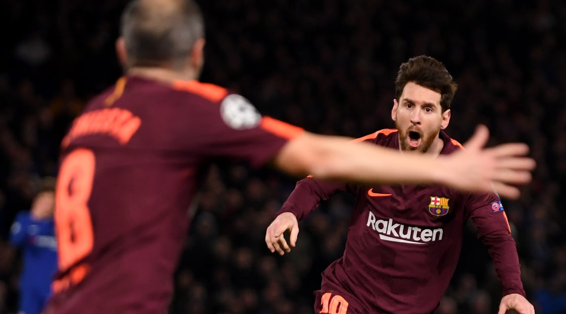 Champions League, Chelsea-Barcellona 1-1: Messi risponde a Willian
