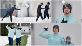 Pjanic, Szczesny, Lichtsteiner: Juventus, palle di neve a Vinovo