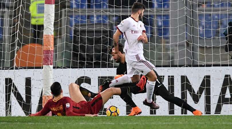 Roma-Milan 0-2: Gattuso sbanca l'Olimpico con Cutrone e Calabria