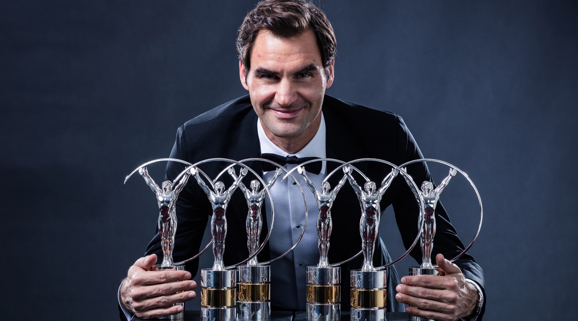  'King Roger' diventa lo sportivo più premiato nella storia dei Laureus