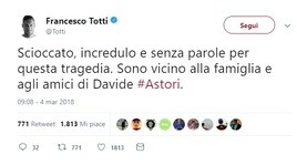 La scomparsa di Astori: il ricordo dei colleghi e dei vip