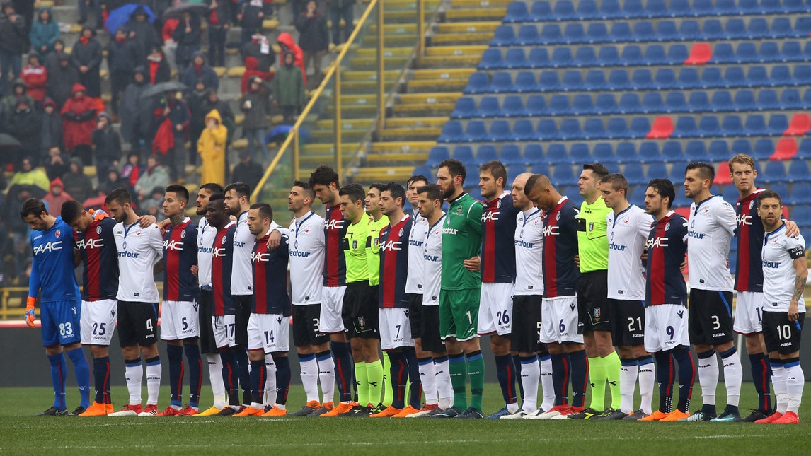 La serie A ha ricordato il capitano della Fiorentina scomparso