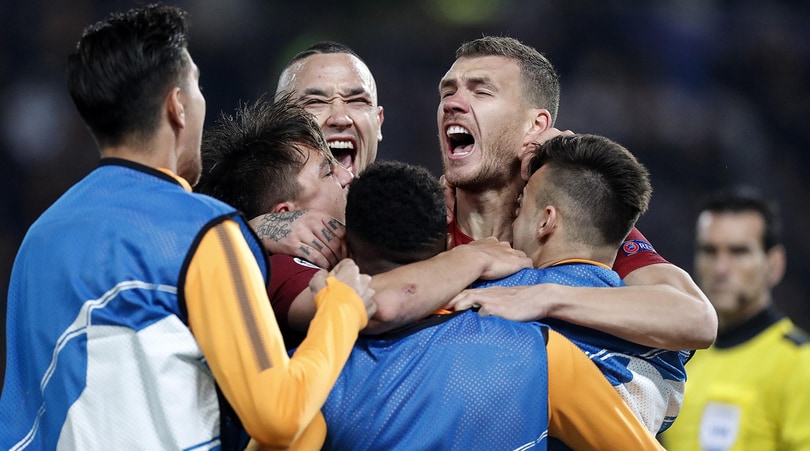 Roma-Shakhtar 1-0: Dzeko manda la Roma ai quarti di finale di Champions