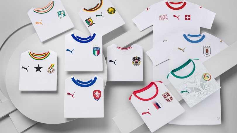 PUMA presenta i nuovi "Away kit" delle nazionali partner