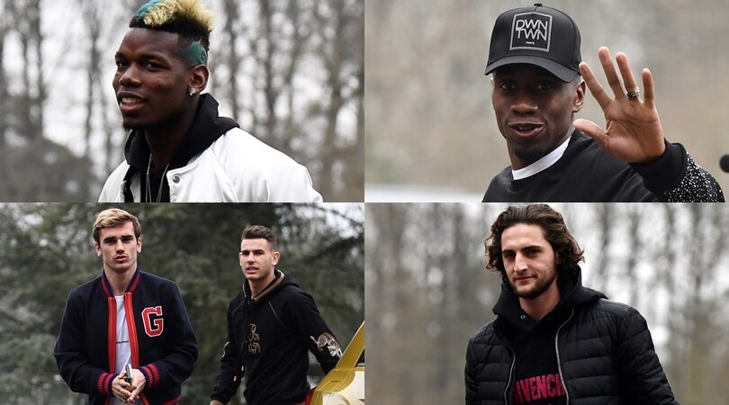 Francia, l'arrivo a Clairefontaine è una sfilata di moda