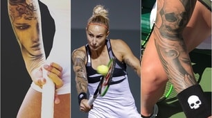 Polona Hercog, la tennista più tatuata del Miami Open