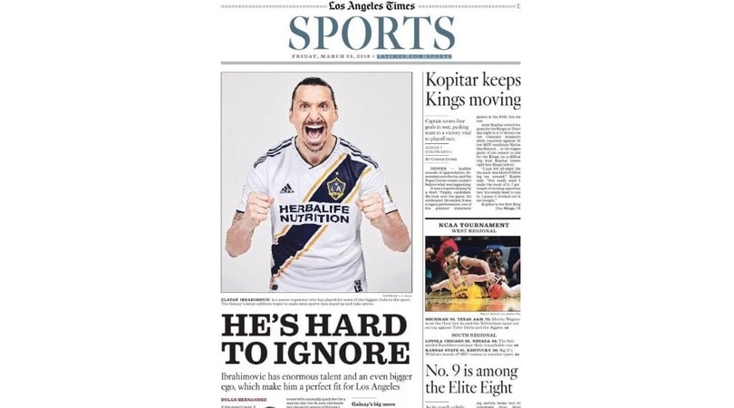 Ufficiale: Ibrahimovic firma con i Los Angeles Galaxy
