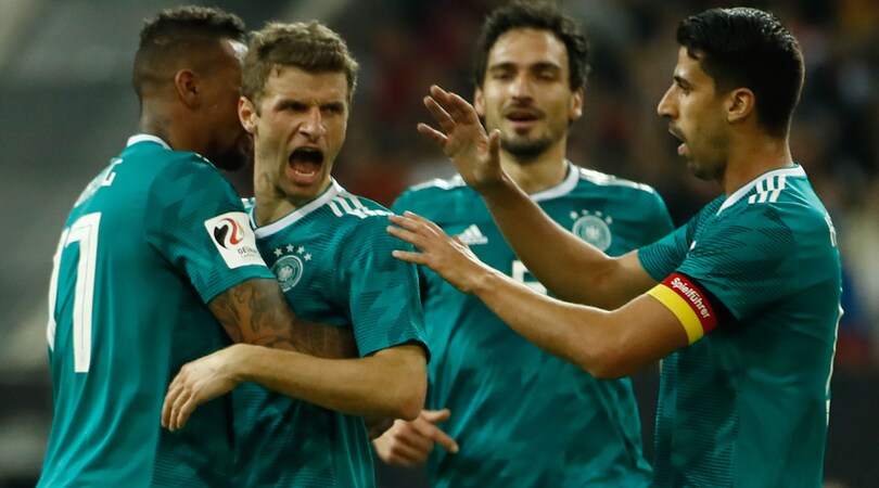 Amichevoli internazionali: pari tra Germania e Spagna, crollo Francia, Inghilterra e Portogallo ok
