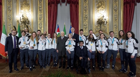 L'Italia Team di PyeongChang al Quirinale