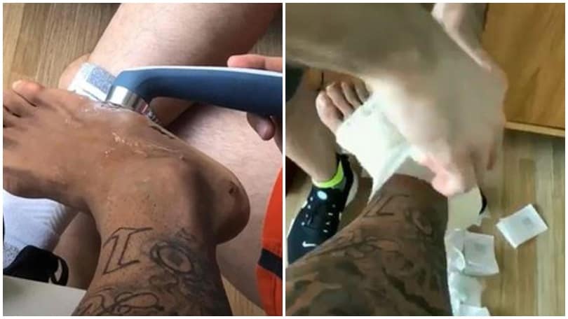 Neymar, il piede ancora non va. E i Mondiali si avvicinano...