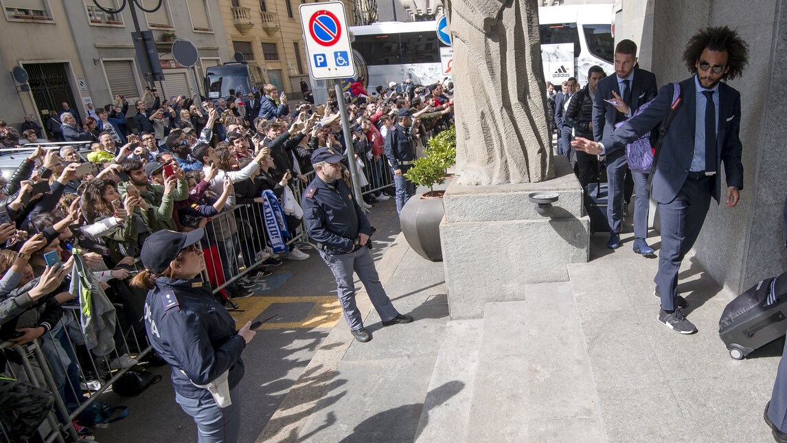 Il Real Madrid è arrivato a Torino: l'accoglienza dei tifosi
