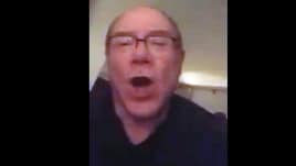 Verdone esulta dopo Roma-Barcellona
