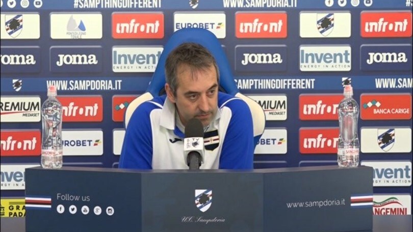 Giampaolo: "Juventus, gara sulla carta proibitiva"