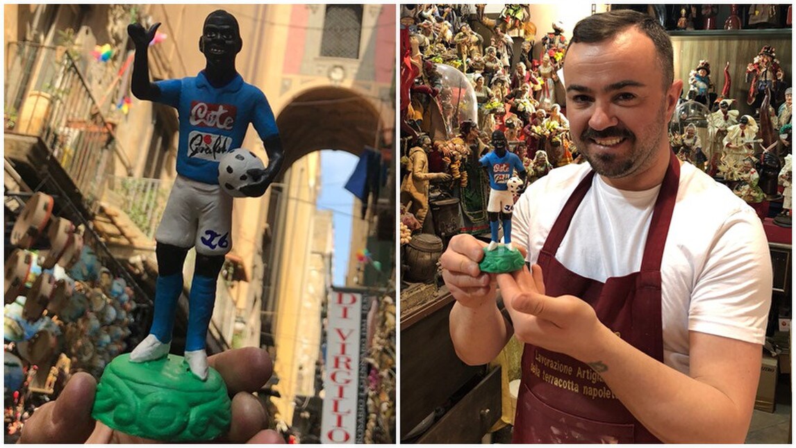 Juventus-Napoli, Koulibaly nel presepe dopo il gol decisivo allo Stadium