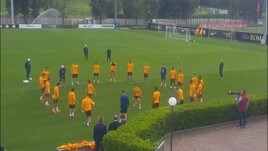 Roma: le immagini dell'allenamento di oggi