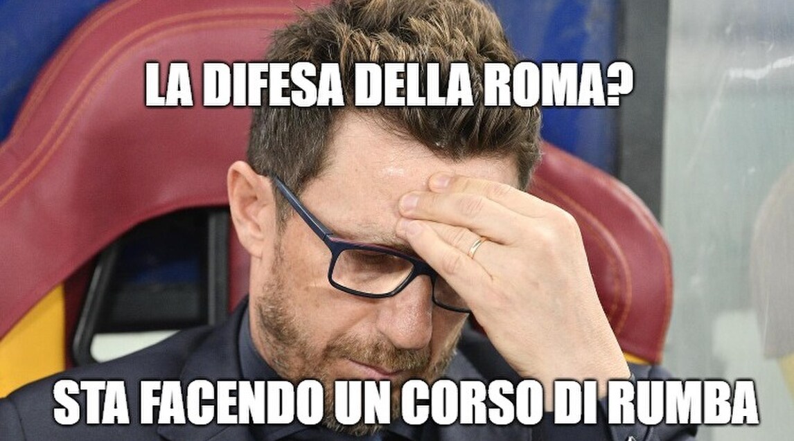 Roma-Liverpool, social scatenati: «Che rumba la difesa giallorossa»