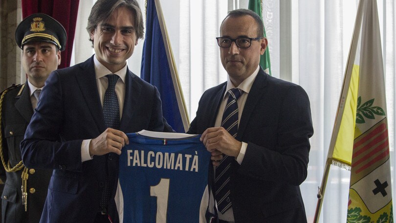 Volley: la nazionale di Blengini ricevuta dal Sindaco Falcomatà