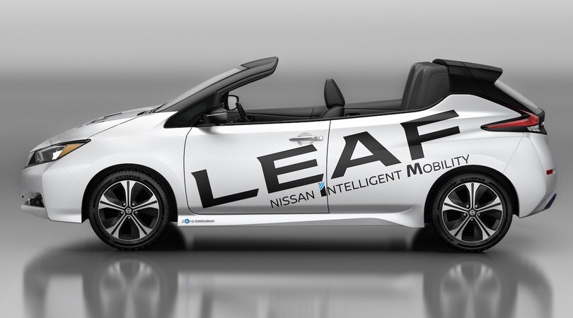 Nissan Leaf, l'elettrica diventa cabrio