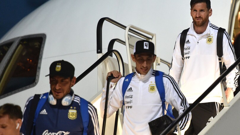 L'Argentina di Messi sbarca in Russia