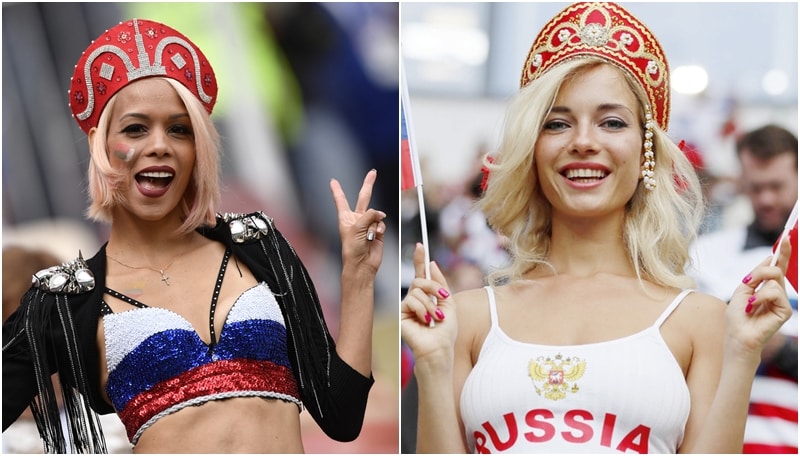 Russia: è subito spettacolo sulle tribune