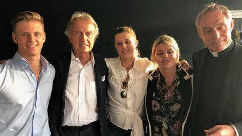 Montezemolo incontra la famiglia Schumacher