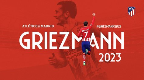 Griezmann-Atletico Madrid, contratto fino al 2023