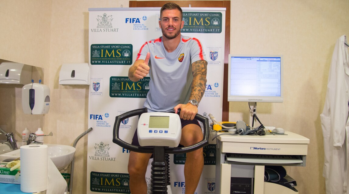 Roma, Santon è carico: visite mediche superate