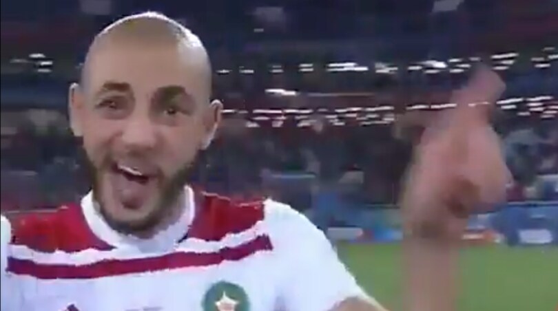 Mondiali 2018, Amrabat in diretta: «La Var è una c…»