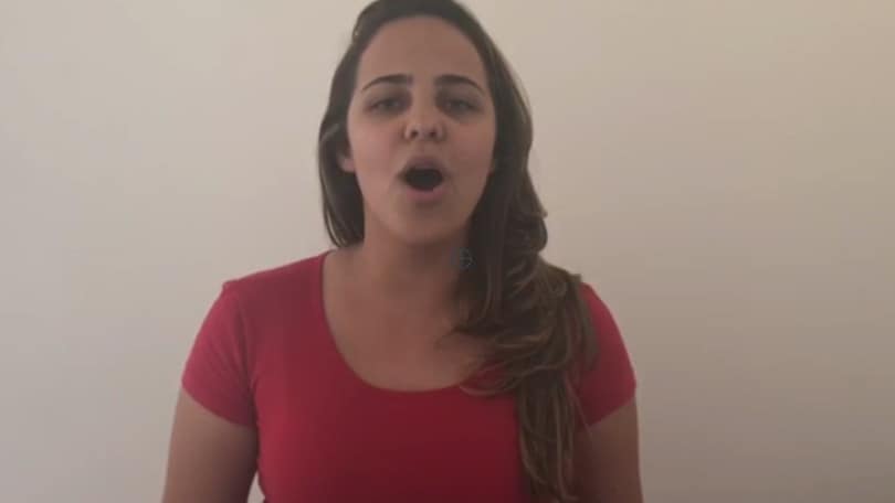La telecronista brasiliana e il gol di Balotelli