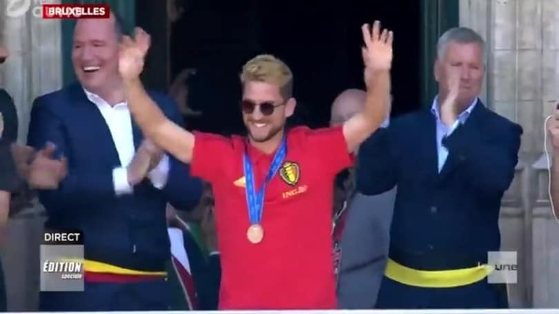 Il Belgio torna a casa, Mertens ironizza sulla sua altezza
