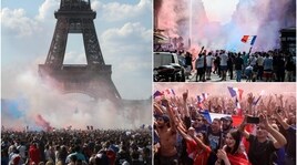 La Francia è campione del mondo: Parigi pazza di gioia