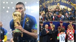 La Francia campione incoronata sotto la pioggia, premiati Mbappé e Modric