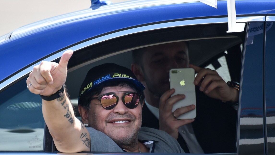 Maradona diventa presidente della Dynamo Brest