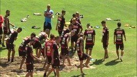 Napoli, seduta di scarico nella sabbia