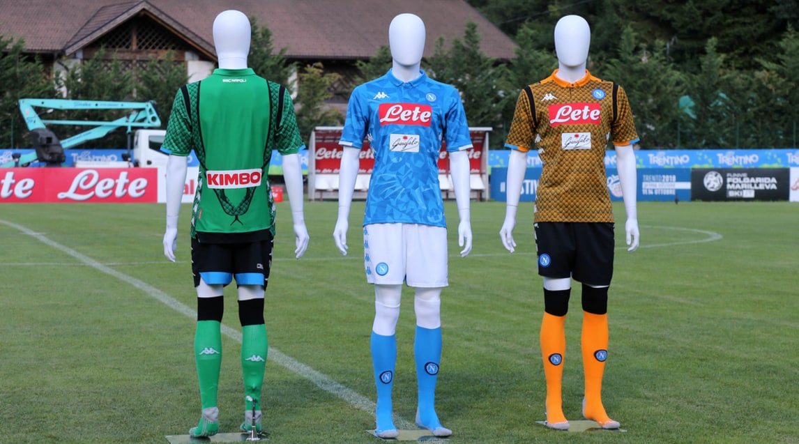 Napoli, ecco la nuova maglia per la stagione 2018/2019