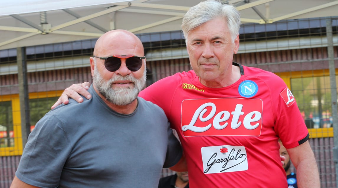 Napoli, che sorpresa a Dimaro: Cosmi in visita da Ancelotti
