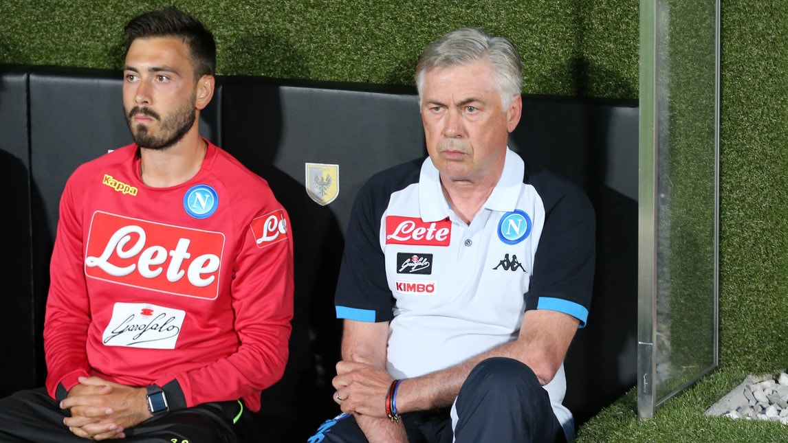 Napoli-Carpi, le immagini dell'amichevole
