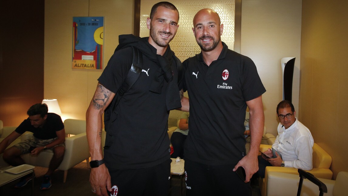 Milan, partenza per gli Usa con Reina