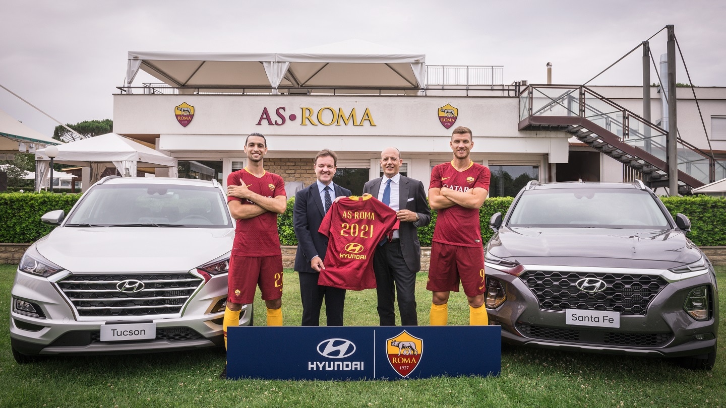 Roma-Hyundai: accordo da 10 milioni di euro